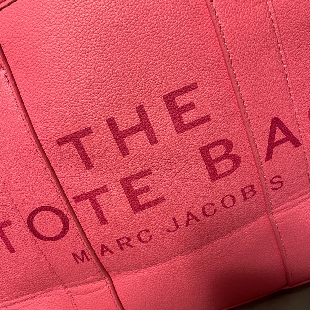 Marc Jacobs Pink Embossed Textured Tote